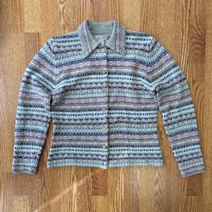 Lambswool Fair Isle Cardigan